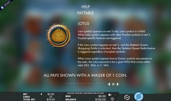Lotus Flower Rules - All Online Pokies
