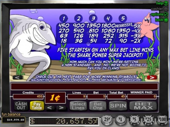 All Online Pokies image of The Shark