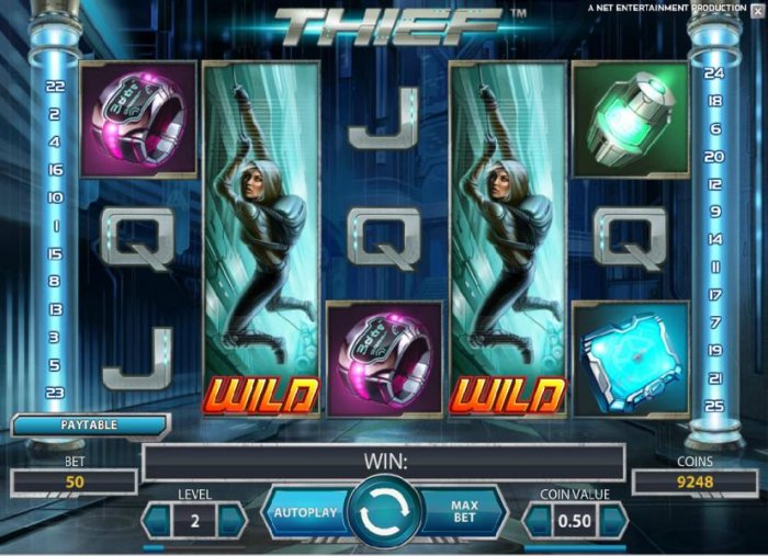 dual expanding wilds triggers big win by All Online Pokies