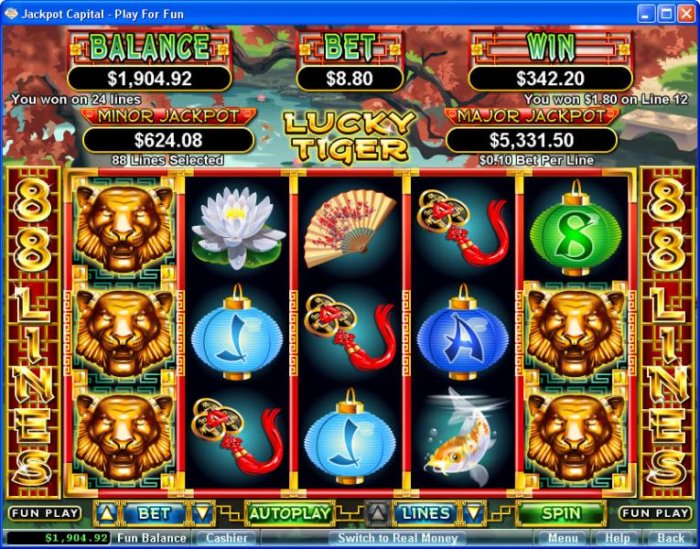 All Online Pokies image of Lucky Tiger