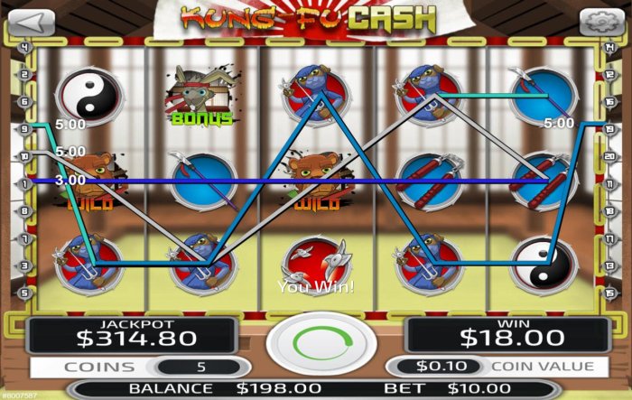 Kung-Fu Cash by All Online Pokies