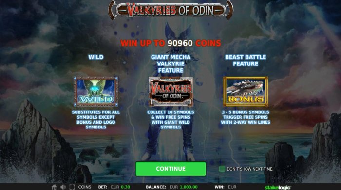 All Online Pokies image of Valkyries of Odin