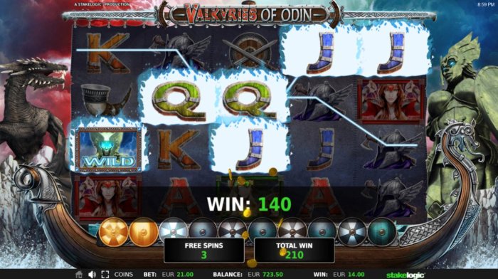All Online Pokies image of Valkyries of Odin