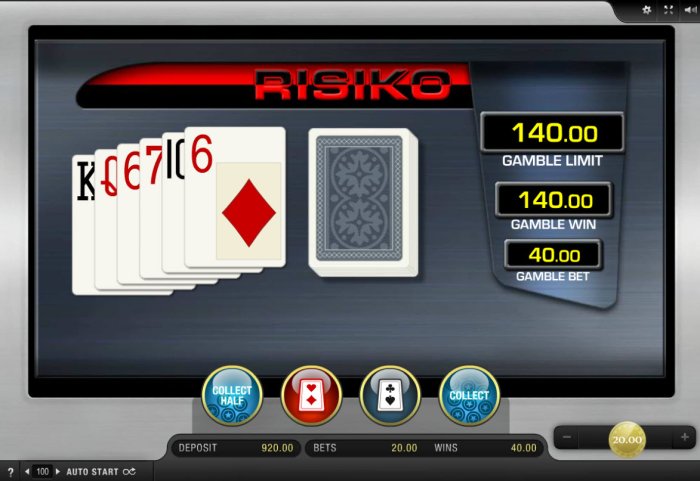 Red or Black Gamble feature by All Online Pokies