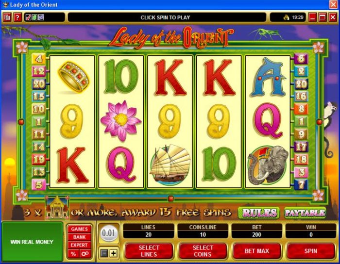 Lady of the Orient by All Online Pokies