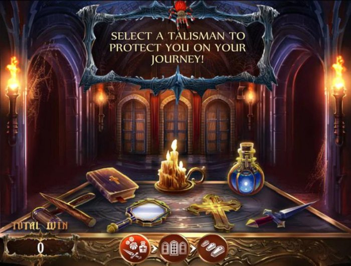 All Online Pokies - Select a talisman to protect you on your journey!