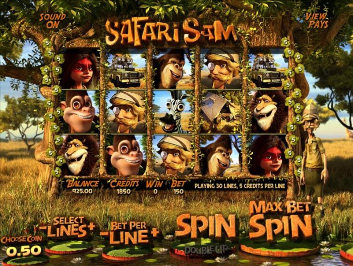 Safari Sam by All Online Pokies