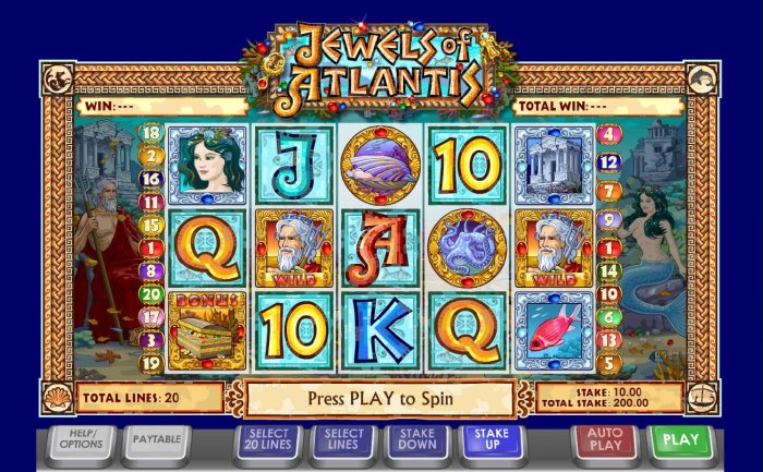 Jewels of Atlantis screenshot