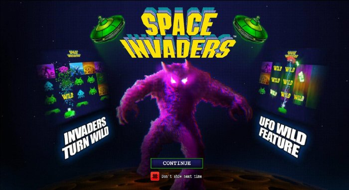 All Online Pokies image of Space Invaders
