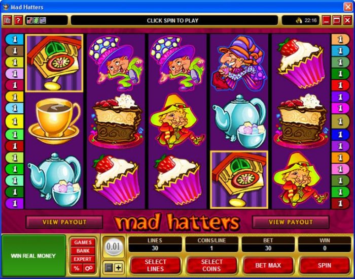 All Online Pokies image of Mad Hatters