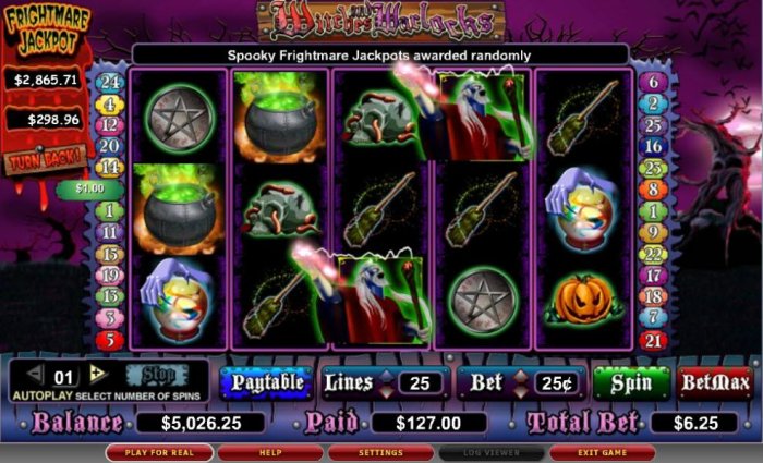 Witches and Warlocks by All Online Pokies