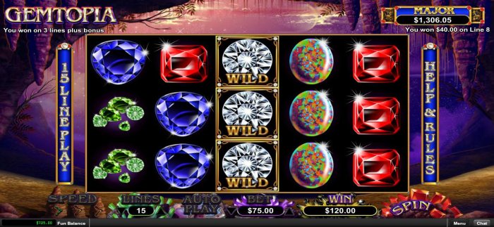 All Online Pokies - Stacked wilds triggers a re-spin