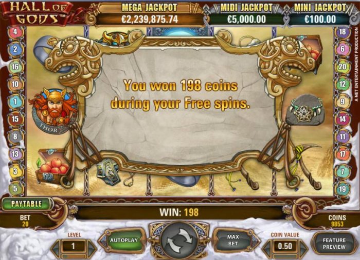 Hall of Gods by All Online Pokies