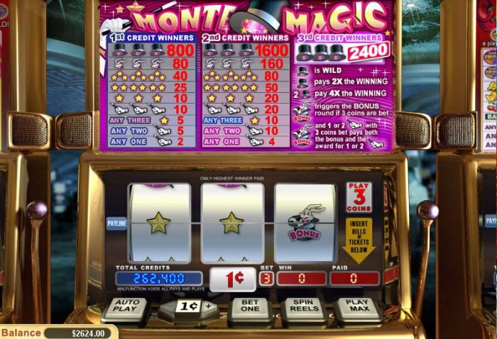 All Online Pokies image of Monte Magic