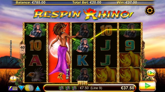 All Online Pokies image of Respin Rhino