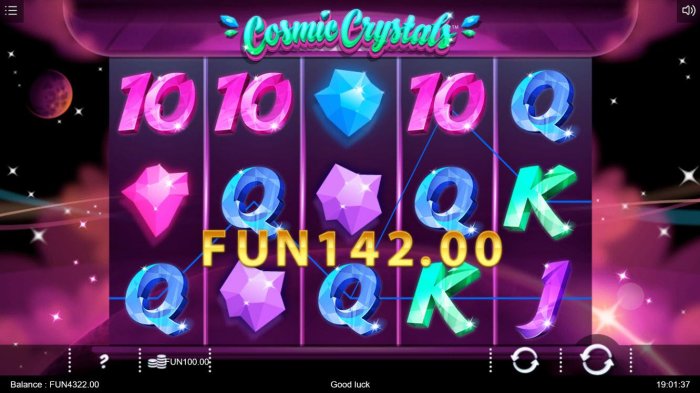 Cosmic Crytsals by All Online Pokies