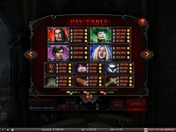 Crypt of the Vampires screenshot