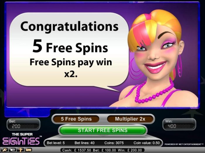 5 free spins x2 awarded - All Online Pokies