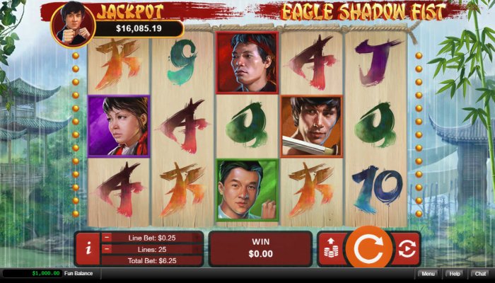 All Online Pokies image of Eagle Shadow Fist