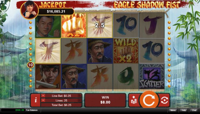 Eagle Shadow Fist by All Online Pokies