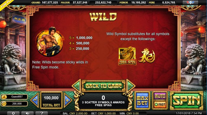 All Online Pokies image of Bruce the Legend