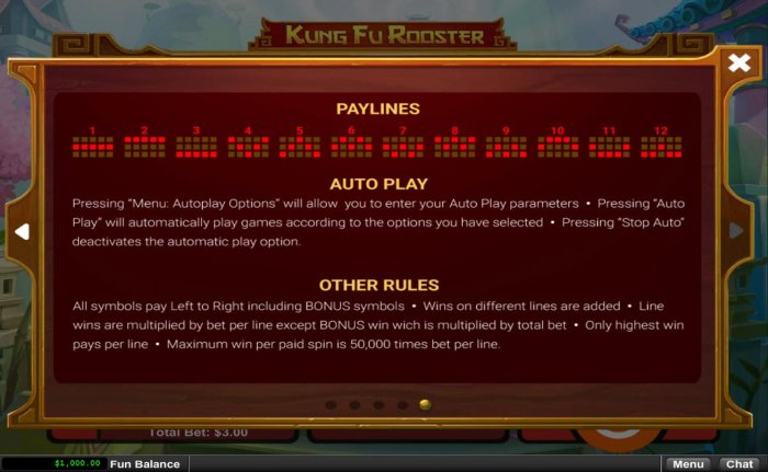 Kung Fu Rooster by All Online Pokies