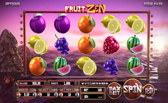 All Online Pokies image of Fruit Zen