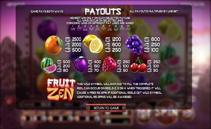 Fruit Zen screenshot