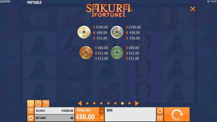 Sakura Fortune screenshot