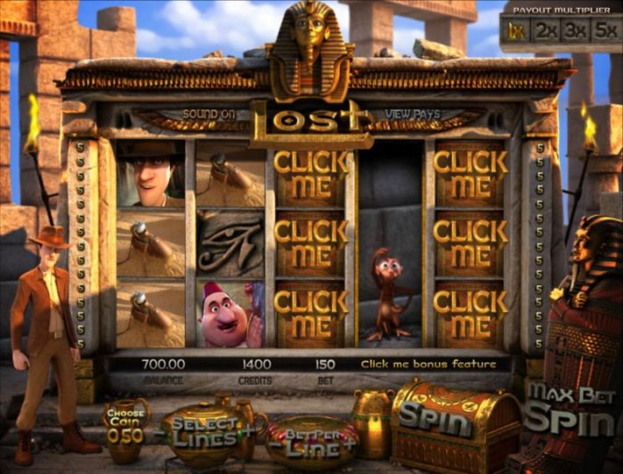 All Online Pokies - the monkey click me feature is triggered. now you select the click me symbols to collect your prizes