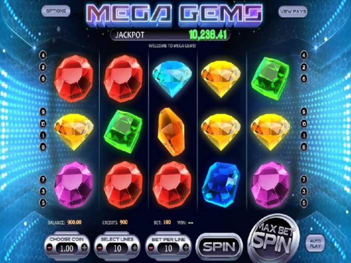 Mega Gems by All Online Pokies