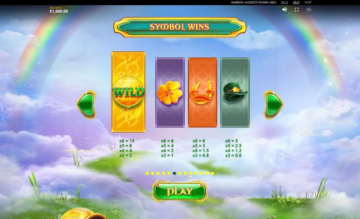 Paytable - High Value Symbols by All Online Pokies