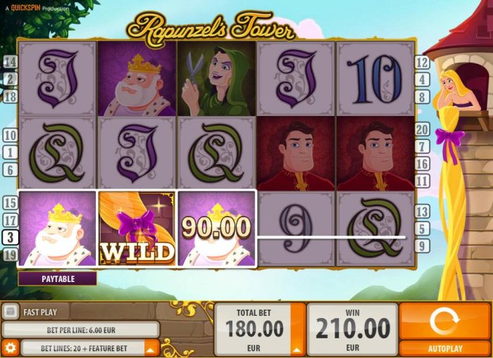 Rapunzel's Tower (old) by All Online Pokies