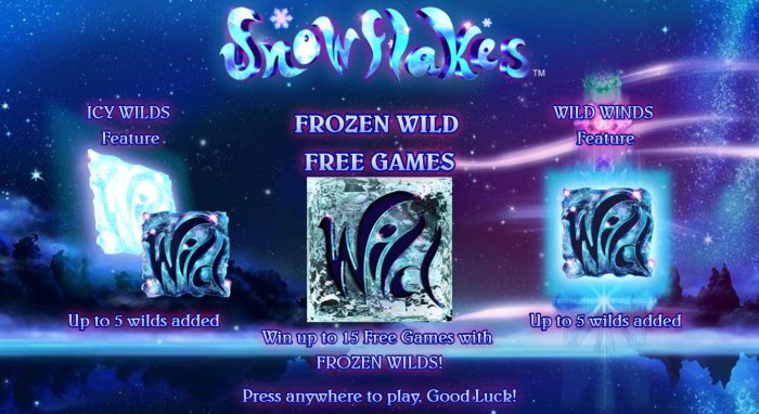 Game features include: Icy Wilds, Frozen Wild Free Games and Wild Winds. - All Online Pokies