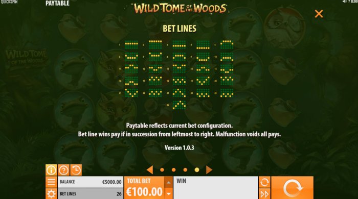 All Online Pokies image of Wild Tome of the Woods