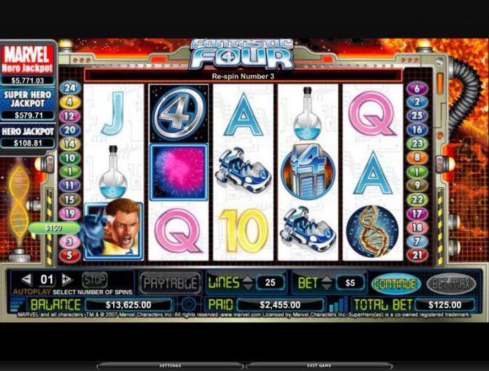 Fantastic Four by All Online Pokies