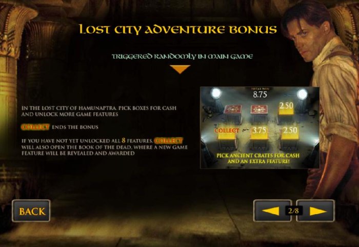 All Online Pokies - lost city adventure bonus triggered randomly in main game