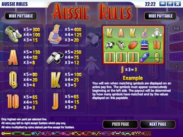 Aussie Rules screenshot