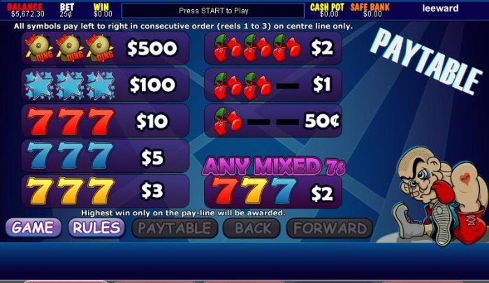 All Online Pokies image of Fruit Fight