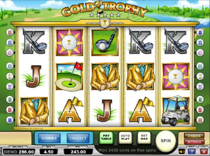 Gold Trophy by All Online Pokies