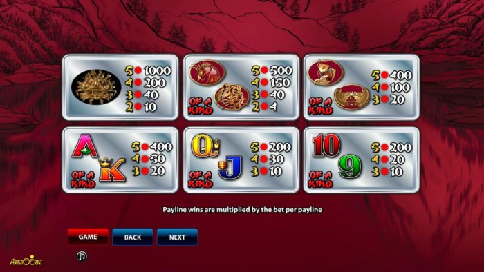 All Online Pokies image of 50 Dragons