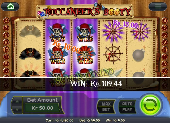 All Online Pokies - Stacked wilds triggers a big win