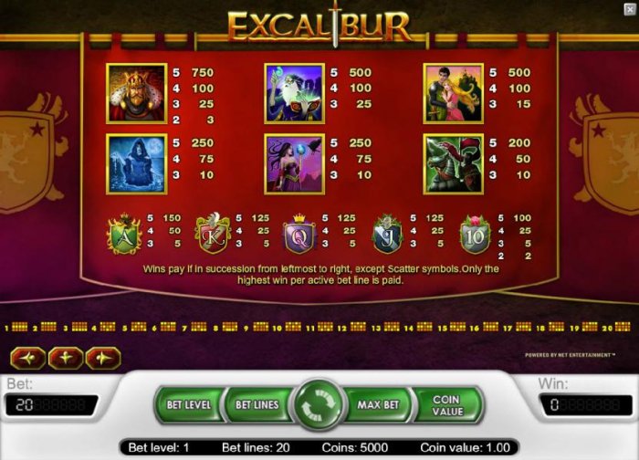 Excalibur screenshot