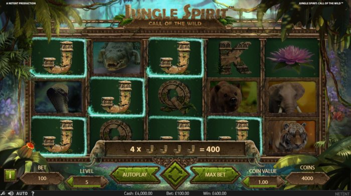 All Online Pokies image of Jungle Spirit Call of the Wild