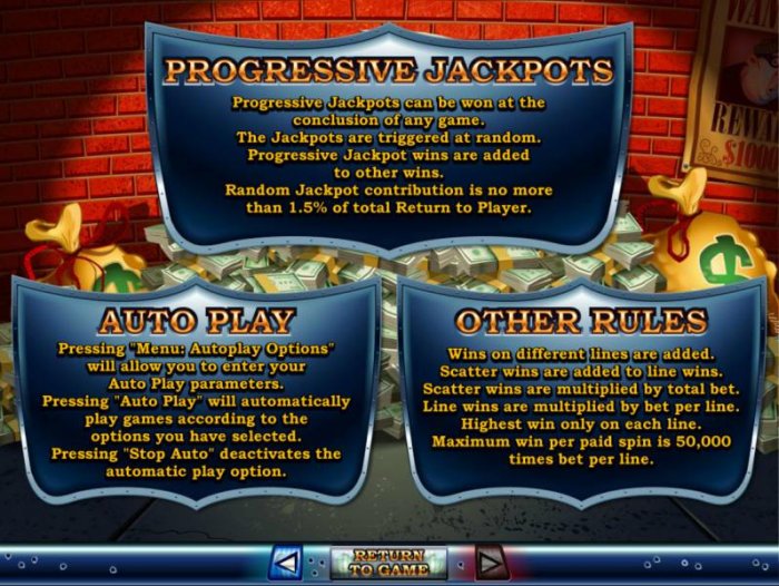 Cash Bandits by All Online Pokies