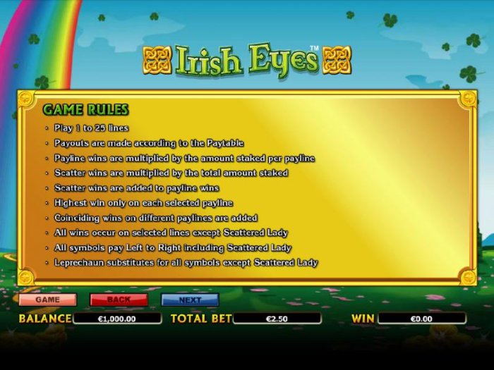 Irish Eyes by All Online Pokies