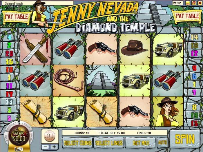 Jenny Nevada and the Diamond Temple screenshot