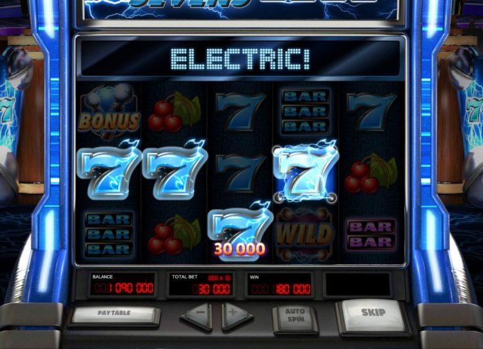 All Online Pokies image of Electric Sevens