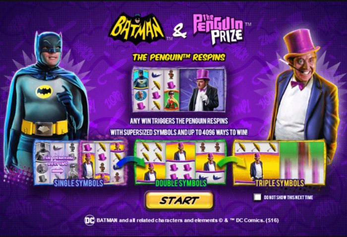 All Online Pokies image of Batman & The Penguin Prize