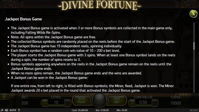 Jackpot Bonus Game Rules - All Online Pokies